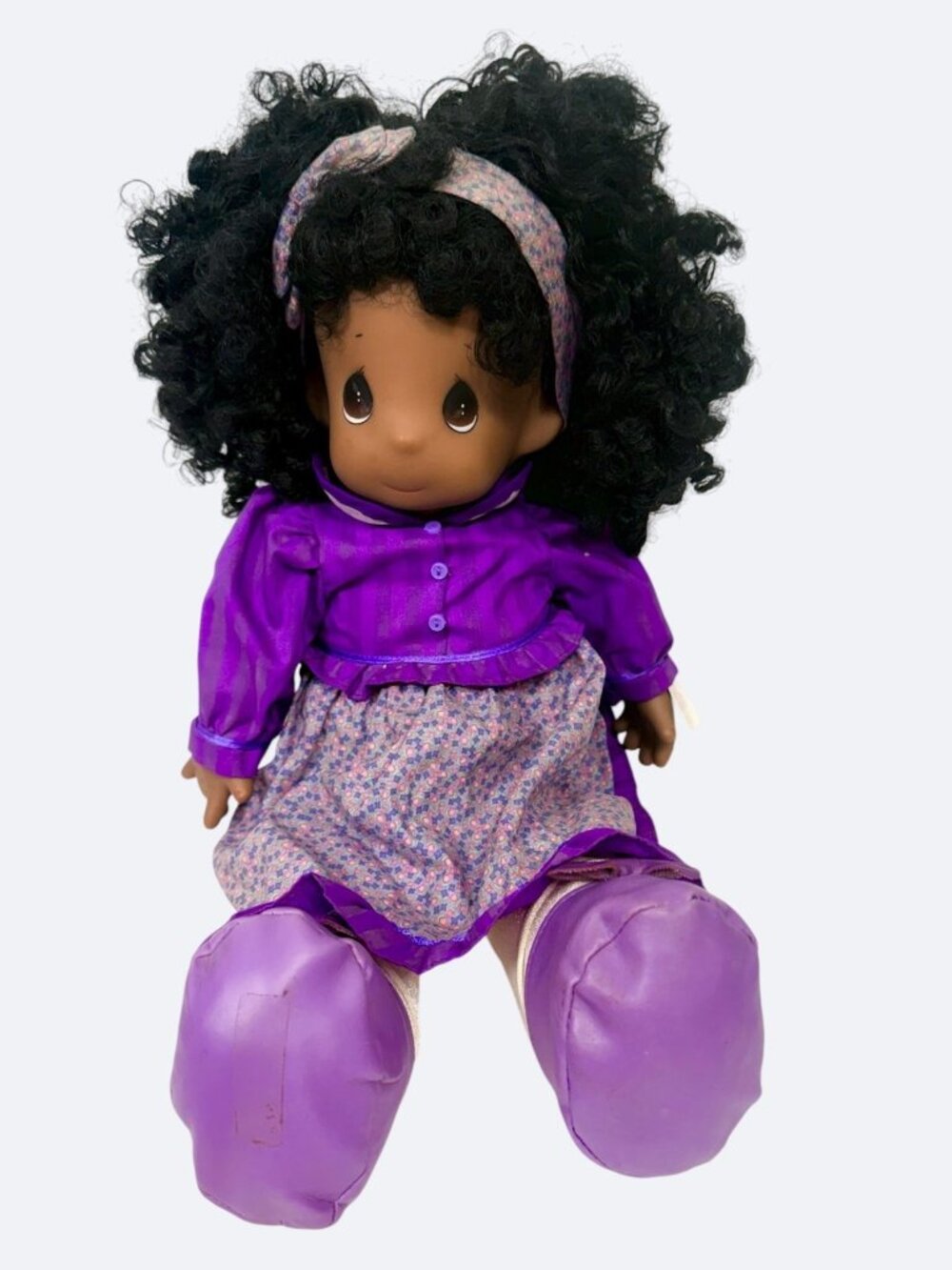 Rare Vintage African-American Precious Moments Viola Doll (1996) With All Tags